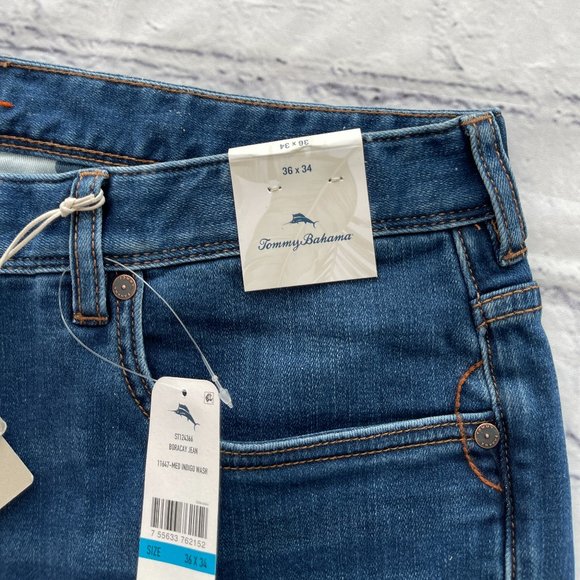 Tommy Bahama Boracay Jeans - Med Indigo Wash - Picture 8 of 11
